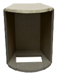 servis THORMA Filakovo - Profikrby s.r.o. Blansko Náhradní díl pro kulatá krbová kamna THORMA ANDORRA, CADIZ, DELIA deflektor - vermiculit strop (310x370x25 mm)