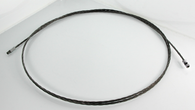 Ocelový kominický nástavec pro štětku a nebo kartáč Termopen délka 5 metrů závit M8 a M12 - ocelové stáčené lano