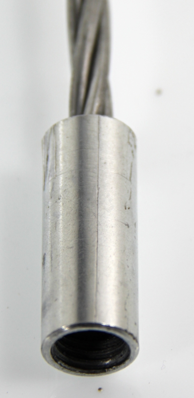 Ocelový kominický nástavec pro štětku a nebo kartáč Termopen - délka 7 metrů závit M8 a M12 - ocelové stáčené lano