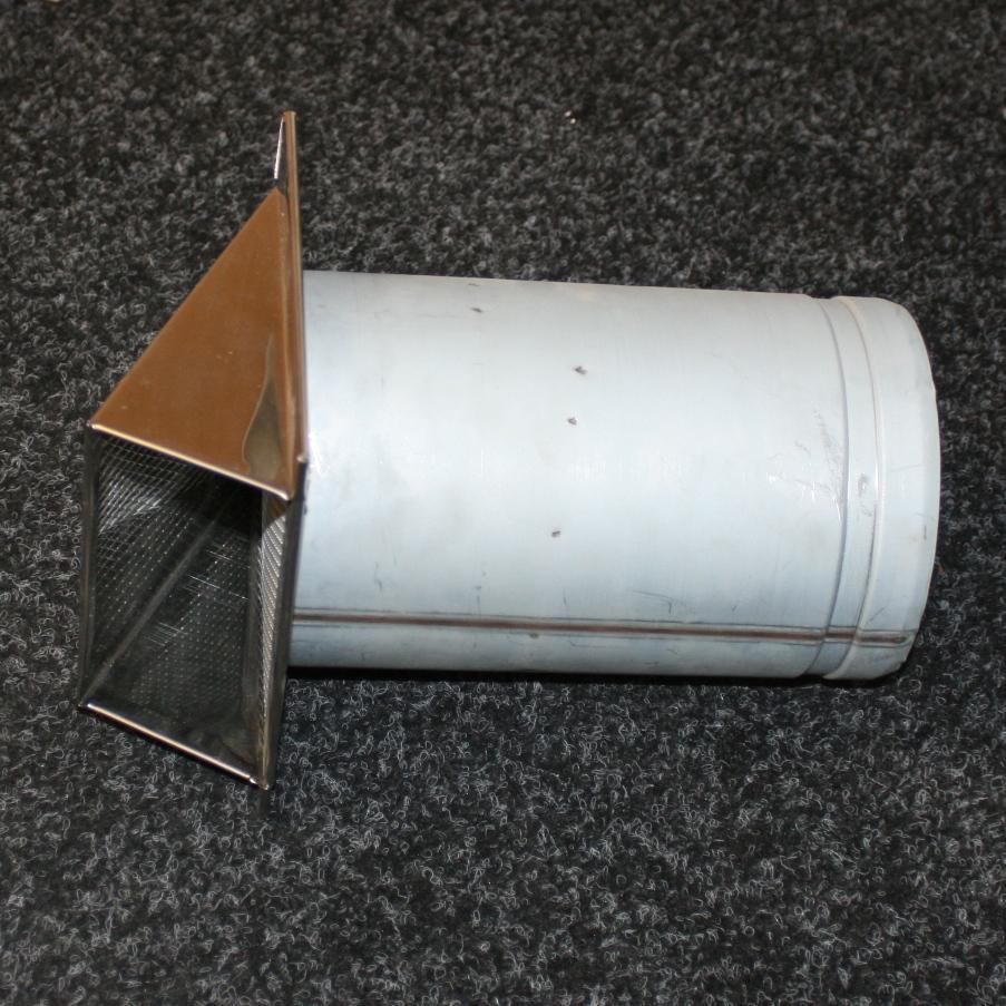 Fasádní krytka WENTOR - pro kruhové zaústění průměr 125 chromová