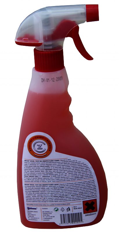 Čistič krbových skel profikrby - 500 ml – gelový - oranžový - MEFISTO