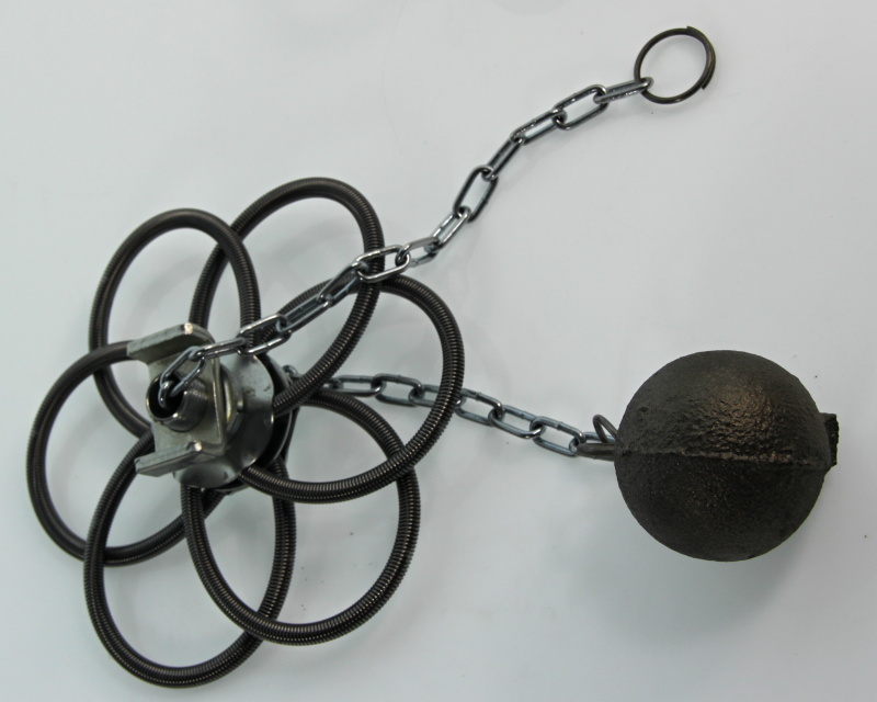 Kominický strojek stavitelný Termopen - provlékací průměr 130 až 230 mm, se závažím 1kg