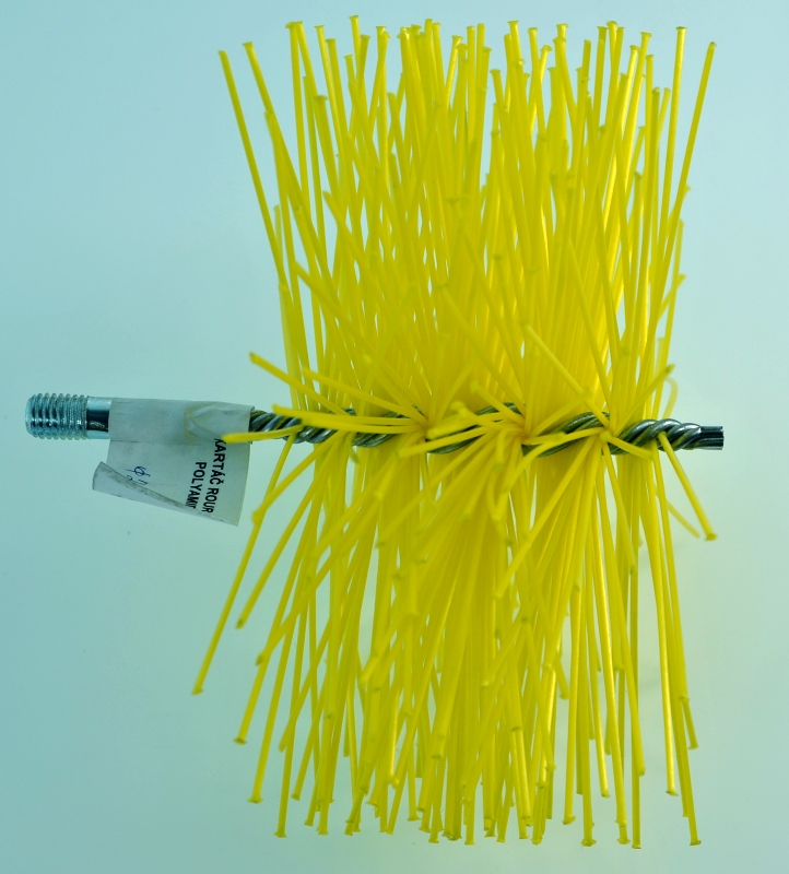 Kominický kartáč polyamidový Termopen - Polyamidový čistící kulatý průměr 200, závit M12