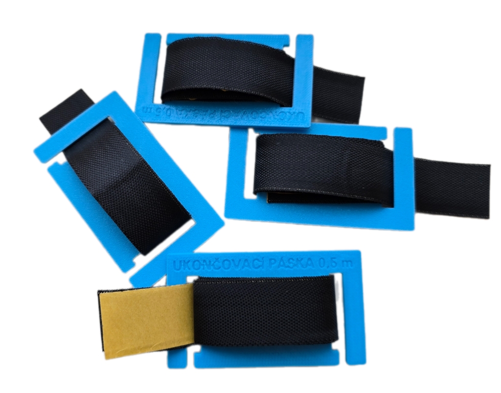 Samolep. páska skleněné vlákno PROFIKRBY - šíře 25 mm - černá - 0,5 metru