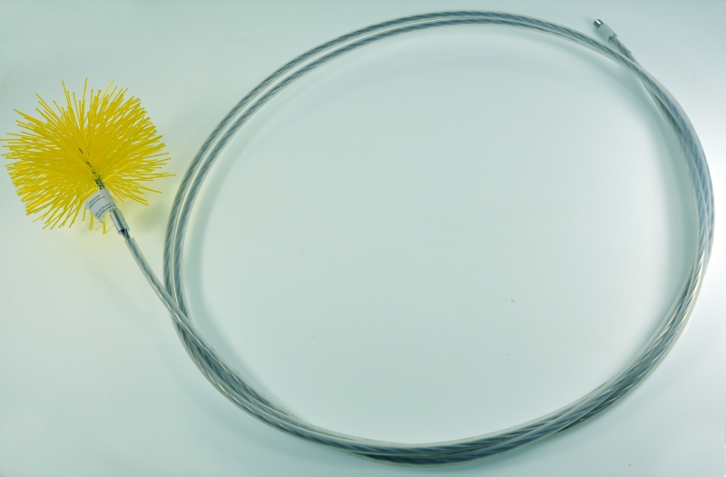 Kominický kartáč polyamidový Termopen - Polyamidový čistící kulatý průměr 200, závit M12