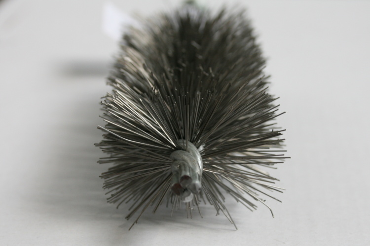 Kartáč kominický se závitem pro kominické tyče a nástavce - závit M12 Termopen - Kartáč ocelový čistící hranatý 30x40