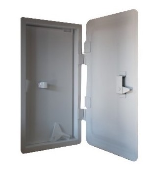 Komínová dvířka Profikrby - bílá - prášková barva KOMAXIT , pro zděné komíny