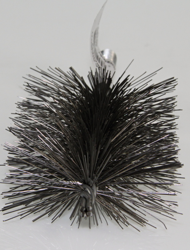 Kartáč kominický se závitem pro kominické tyče a nástavce - závit M12 Termopen - Kartáč ocelový čistící hranatý 40x60