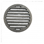Litinový rošt pro kamna a krby rošt kruhový-kulatý D7,5 průměr 200 mm tloušťka 15 mm