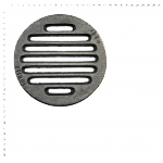 Termopen Litinový rošt pro kamna a krby rošt kruhový-kulatý D 165 mm (6,5