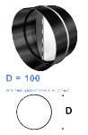 Multi-VAC klapka vzduchová KLA 100 - zpětná