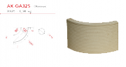 Akumulační kamnářský omítací šamot- AKUMOL40 tloušťka 40 Oblouk R325 250x90d -4 do kruhu - AKUMOL40-OA0325