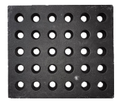 Litinový rošt KOBOK 215 x 190  - rošt pro vložky KOBOK CHOPOK, KOMPAKT