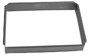 Vložka ZADNÍ RÁMEČEK - zazdívací rámeček 200x280 pro krbovou mřížku 220x300 mm