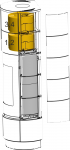 Náhradní díl pro krbová kamna DELIA-CADIZ-SEVILLA-RODANO - Akumulační prstenec - 2 půlkruhy