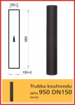 THORMA Filakovo Kouřovod průměr  D150 Roura Thorma kouřová 150/950 černá
