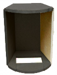 Náhradní díl pro kulatá krbová kamna THORMA ANDORRA, CADIZ, DELIA, - pravá boční stěna topeniště