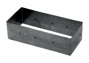 profikrby Čtyřhranné potrubí 90x200 spojka vnitřní na potrubí 90x200 mm