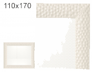 Krbová mřížka exkluzívní  VENUS krémová 110x170