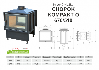 Krbová vložka KOBOK KOBOK KOMPAKT O 670 510 oboustranná