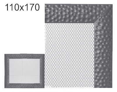 Krbová mřížka exkluzívní Kratki VENUS grafitová 110x170