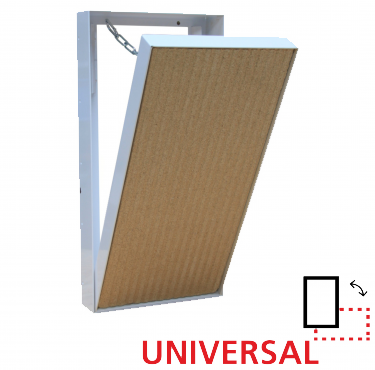 Revizní otvor do krbové obestavby UNIVERSAL H/V EBK ERET BERNARD s.r.o. 444x220 mm, (220x444)- omítací provedení