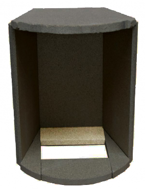 Náhradní díl pro kulatá krbová kamna THORMA servis THORMA Filakovo - Profikrby s.r.o. Blansko ANDORRA, CADIZ, DELIA vermiculit spodní zadní (83x282x25 mm)