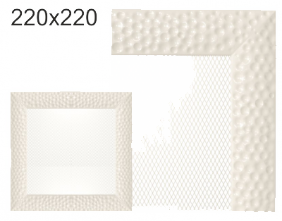 Krbová mřížka exkluzívní Kratki VENUS krémová 220x220