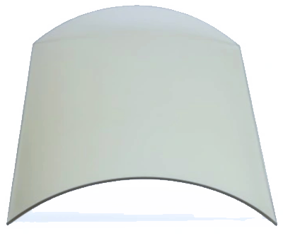 Obloukové sklo pro kamna Thorma servis THORMA Filakovo - Profikrby s.r.o. Blansko Žáruodolné sklo R247x520  pro kamna ANDORRA - MALMÖ - MARIBÖ