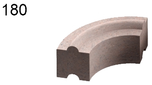 Akumulační obkladový prstenec magnetitový profikrby AKUMOL-M-DN190 pro kouřovody 180, segment 5,1 kg (kruh 20,6 kg)