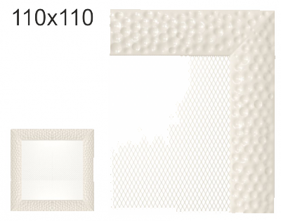 Krbová mřížka exkluzívní Kratki VENUS krémová 110x110