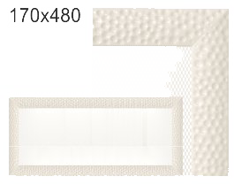 Krbová mřížka exkluzívní Kratki VENUS krémová 170x480