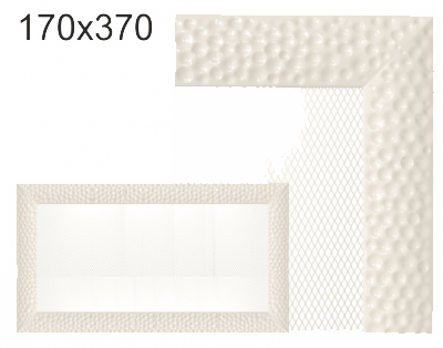 Krbová mřížka exkluzívní Kratki VENUS krémová 170x370