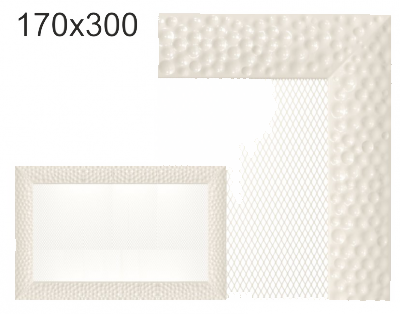 Krbová mřížka exkluzívní Kratki VENUS krémová 170x300