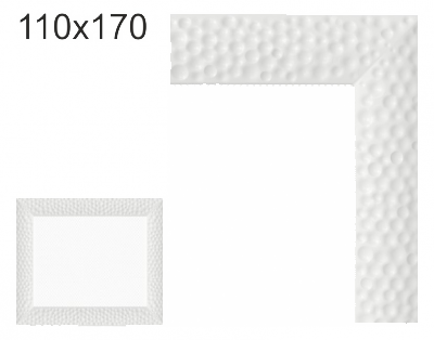 Krbová mřížka exkluzívní Kratki VENUS bílá 110x170