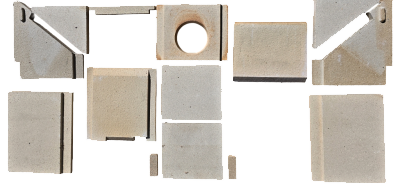 Náhradní sada šamotů servis THORMA Filakovo - Profikrby s.r.o. Blansko vyzdívka KERPEN AT - sada šamotů