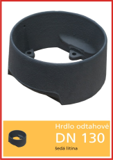 Náhradní díl pro kamna Thorma servis THORMA Filakovo - Profikrby s.r.o. Blansko Hrdlo odtahové D150, pro kamna Thorma