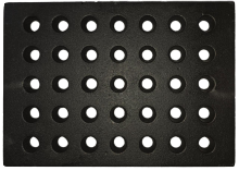 Litinový rošt KOBOK profikrby 266 x 190  - rošt pro vložky KOBOK CHOPOK, KOMPAKT