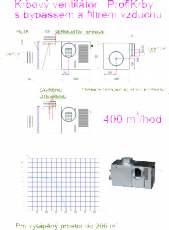 krbový ventilátor WENTOR AN 1 400 BYPASS