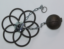 Kominický strojek stavitelný Termopen provlékací průměr 130 až 230 mm, se závažím 1kg