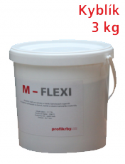 Šamotová výmazová malta RHI Magnesita M-flexi - 3 kg šamotová malta s výbornou přilnavostí pro šamotové vyzdívky kamen a sporáků