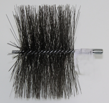 Kartáč kominický se závitem pro kominické tyče a nástavce - závit M12 Termopen ocelový čistící kulatý průměr 200  - kominické nářadí