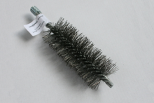 Kartáč kominický se závitem pro kominické tyče a nástavce - závit M12 Termopen ocelový čistící kartáč hranatý 30x40  - kominické nářadí pro čištění kotlů, závit M12